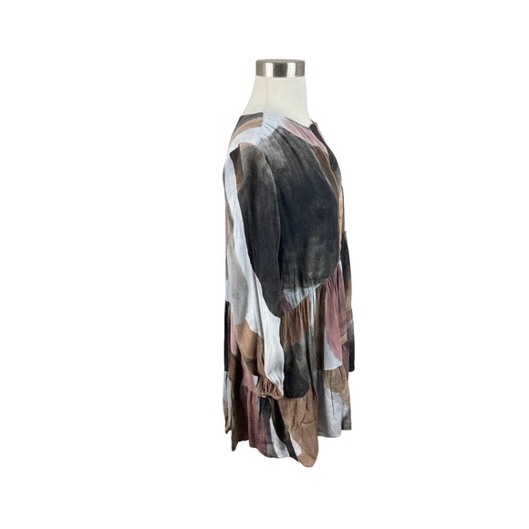 Aritzia Wilfred Barossa Boho Light Foxfire Tiered Dress Size XS - Picture 2 of 4